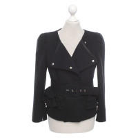 Patrizia Pepe Jacket/Coat Jersey in Black