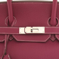 Hermès Birkin Bag 35 aus Leder in Fuchsia