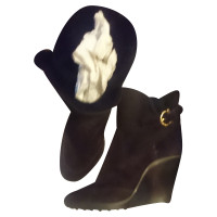 Salvatore Ferragamo Women's Boots, maat 8 1/2, zwart, boxed