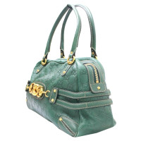 Gucci Handtasche aus Leder in Grün
