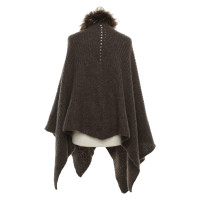 Max & Co Poncho with fur collar