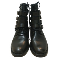 Saint Laurent Biker boots in black