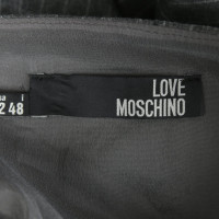 Moschino Love Vestito in Lana in Grigio