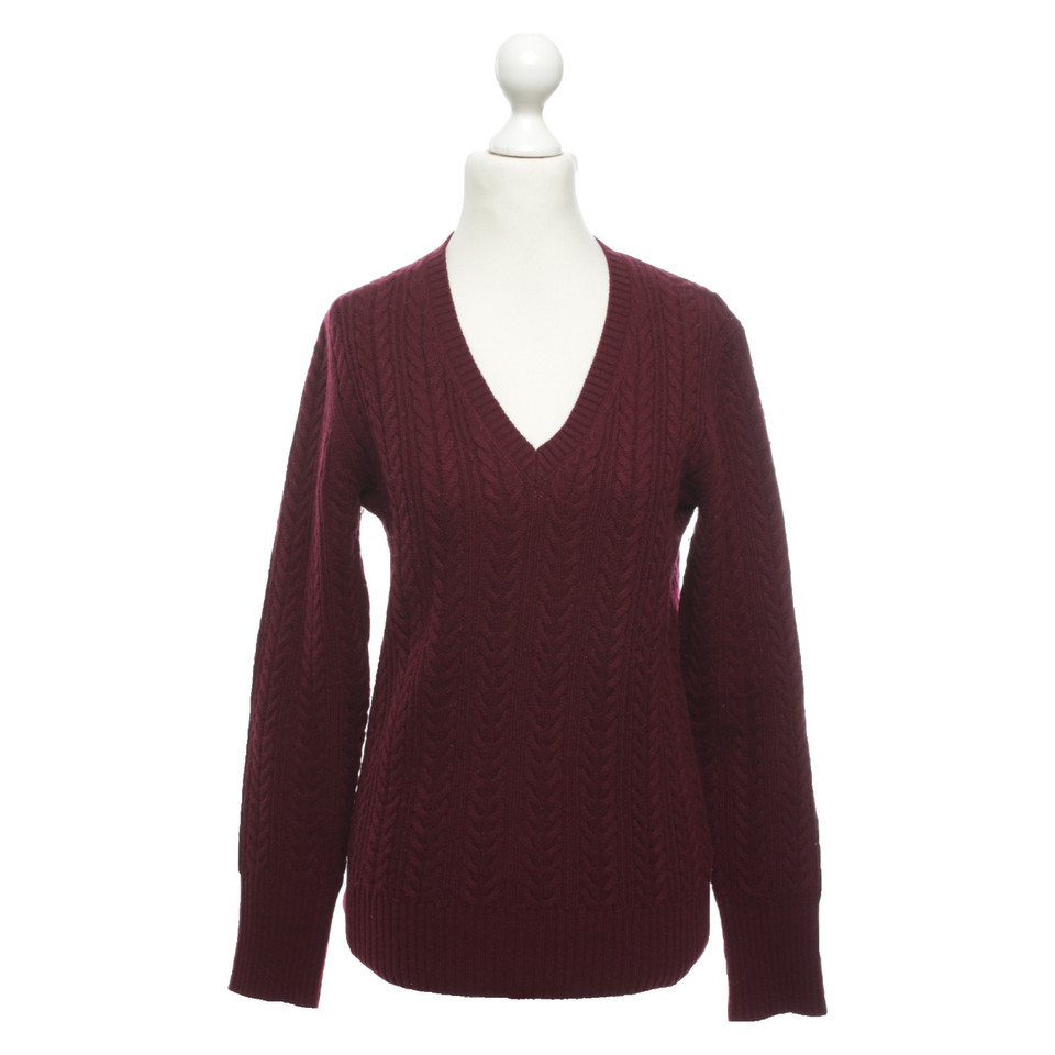 Prada Top Wool in Bordeaux