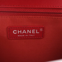 Chanel Boy Large aus Leder in Rot