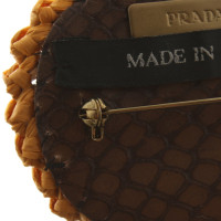 Prada Brooch Raffia