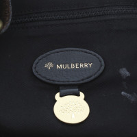 Mulberry Zwarte lederen tas met grote innerlijke compartiment