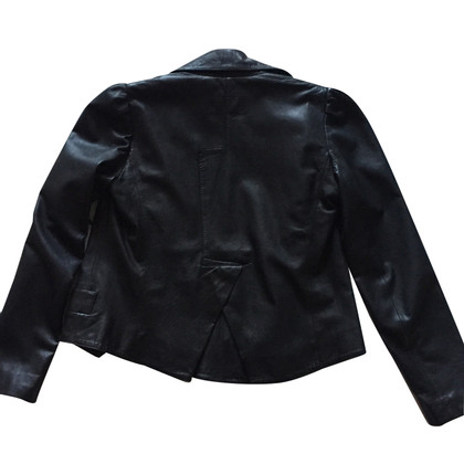 Marc By Marc Jacobs Jacket/Coat Leather in Black