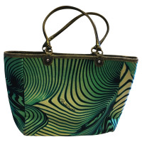 Roberto Cavalli Handtasche aus Seide in Grün