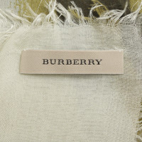 Burberry Sjaal in de kleuren groen