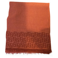 Fendi Schal/Tuch aus Wolle in Orange