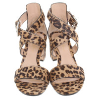 Gianvito Rossi Sandaletten in Animal-Print