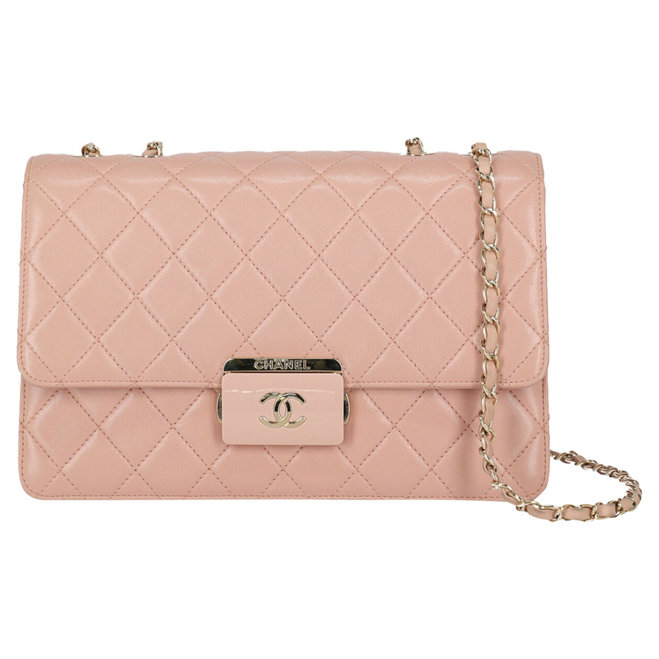 Chanel Borsa a tracolla in Pelle in Rosa