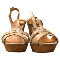 Ash Sandals Leather in Beige