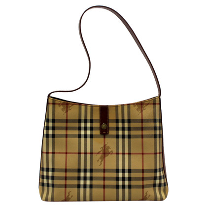 Burberry Shopper in Tela in Beige