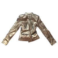 Guess Jacket/Coat Leather in Gold