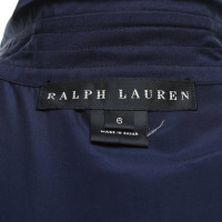 Ralph Lauren Robe en soie bleue