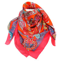 Hermès silk scarf with colorful print