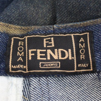 Fendi Fendi jeans en coton bleu
