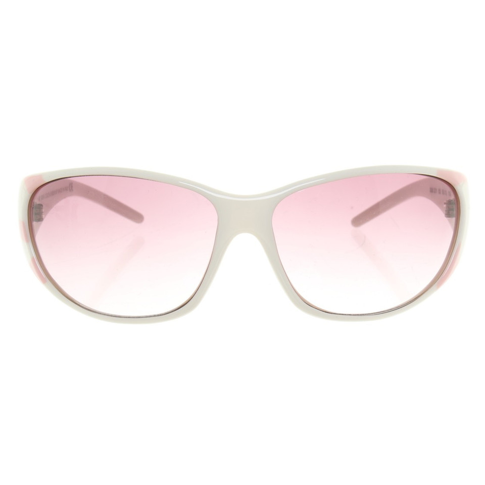 Dolce & Gabbana Sonnenbrille in Rosa/Weiß