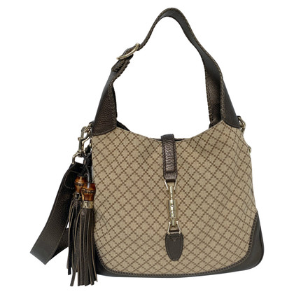 Gucci New Jackie Tassel Bag in Braun
