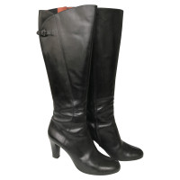 Santoni leather boots