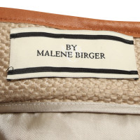 By Malene Birger skirt with leather surround