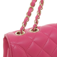 Chanel Classic Flap Bag en Cuir en Rose/pink