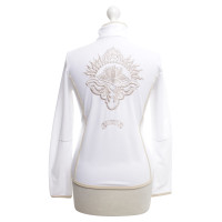 Bogner Fleece shirt in white / beige