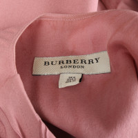Burberry Robe en Soie en Rose/pink