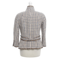 Chanel Bouclé jacket with houndstooth pattern