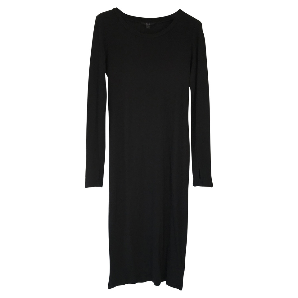 Cos Dress Wool in Black