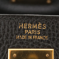 Hermès Kelly Bag 40 aus Leder in Schwarz