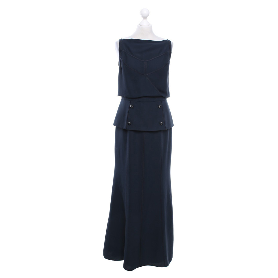 Chanel Maxi jurk in donkerblauw