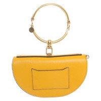Chloé Nile Minaudiere Leather in Yellow