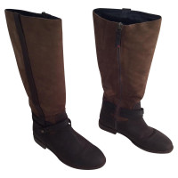 Tommy Hilfiger Bottes en Cuir en Marron