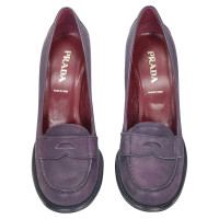 Prada Pumps/Peeptoes Leather in Violet