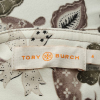 Tory Burch Jurk in crème / Multicolor