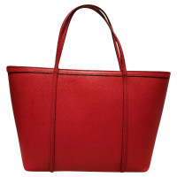 Dolce & Gabbana Tote Bag aus Leder in Rot
