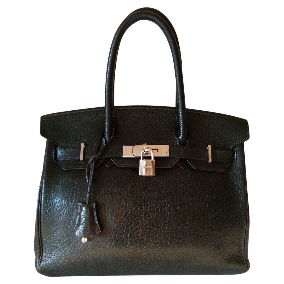 Hermès Birkin Bag 30 Leer in Zwart