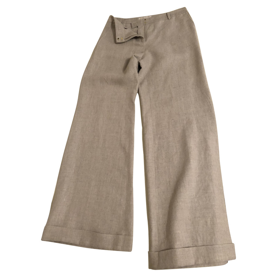 Michael Kors Leinenhose mit weitem Bein