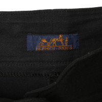 Hermès Pantaloni equitazione in nero