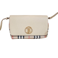 Thomas Burberry Clutch Bag Canvas in Beige