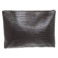 René Lezard clutch in Brown