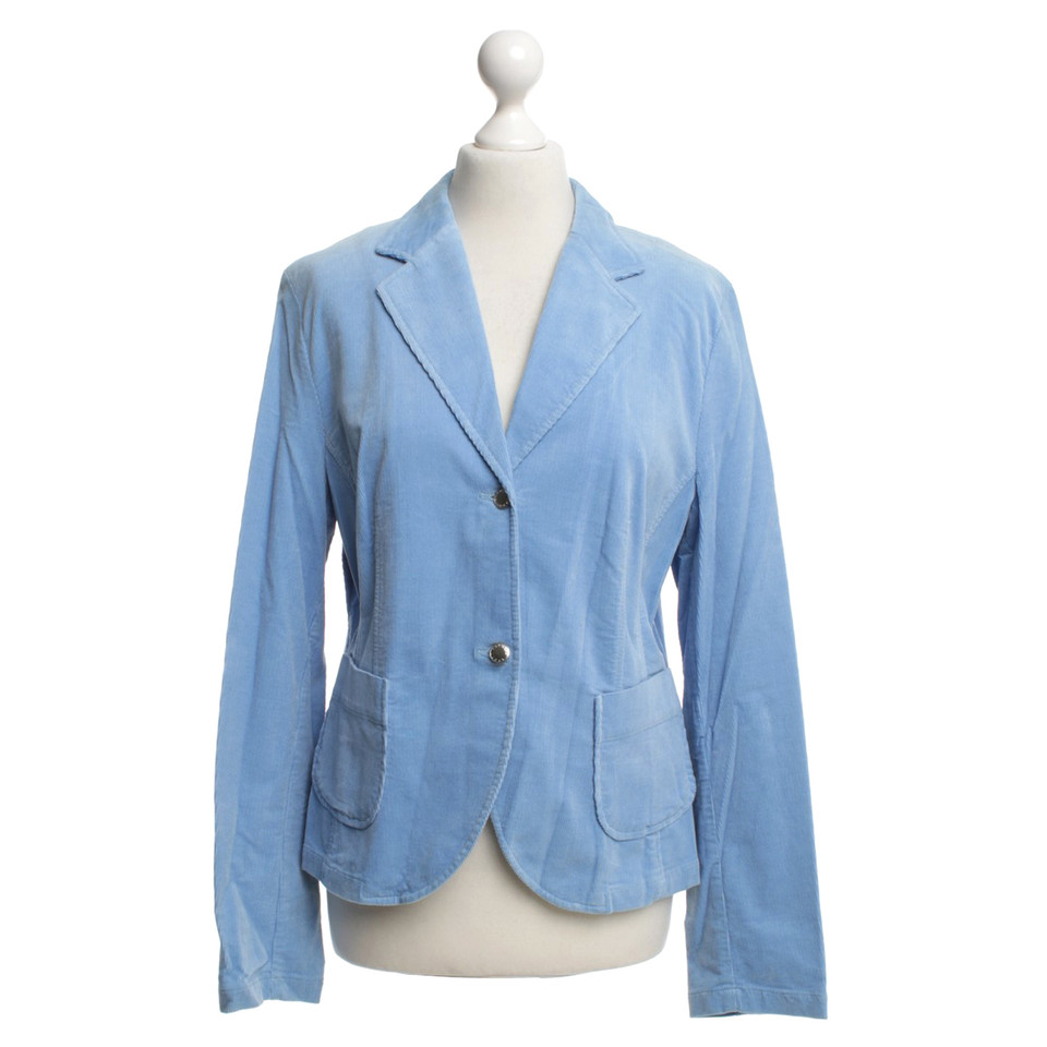 Escada Cord Blazer in lichtblauw