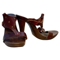 La Perla Sandals Leather in Brown