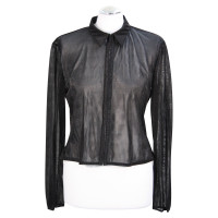 Karen Millen Transparante blouse in zwart