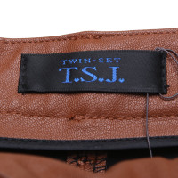 Twin Set Simona Barbieri Trousers in Brown