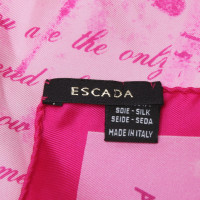 Escada Sciarpa di seta in rosa