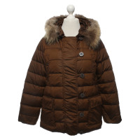 Moncler Jacke/Mantel in Braun